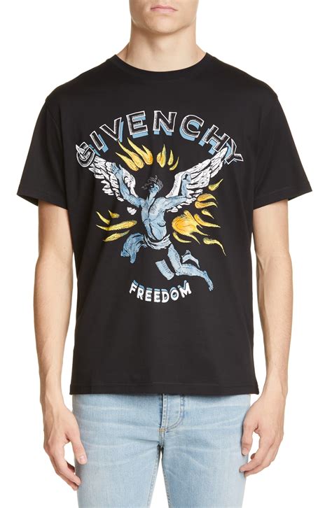 givenchy mens t shirt|givenchy graphic t shirt.